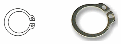 Кольцо стопорное наружное (для вала) ГОСТ 13942 / DIN 471