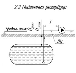 2.2 Подземный резервуар