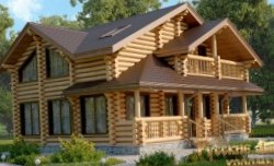 проект деревянного загородного дома